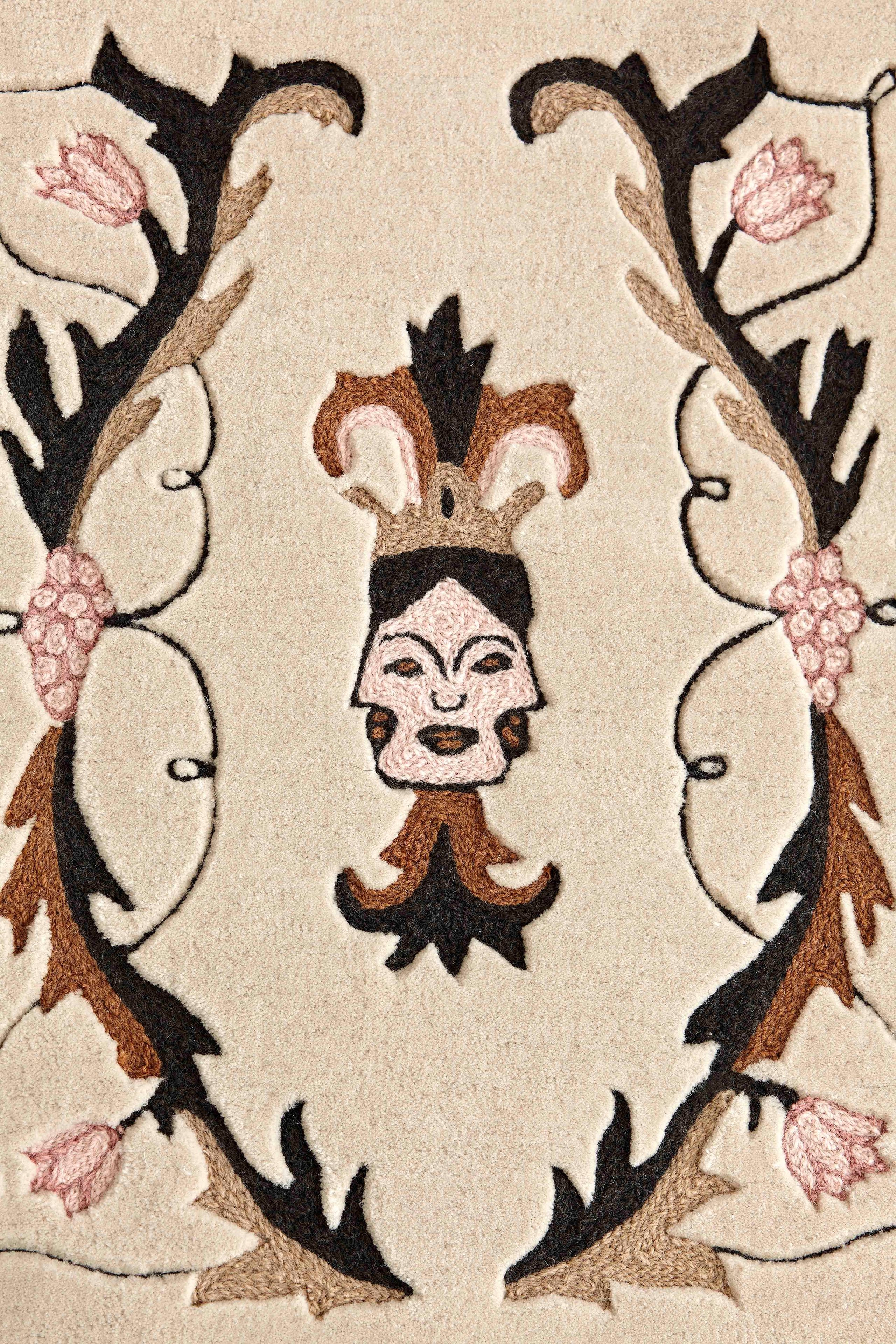 Шерстяной ковер ручной работы с прямоугольным рисунком GAN Dreams ARCH-00136892 - Вид №4