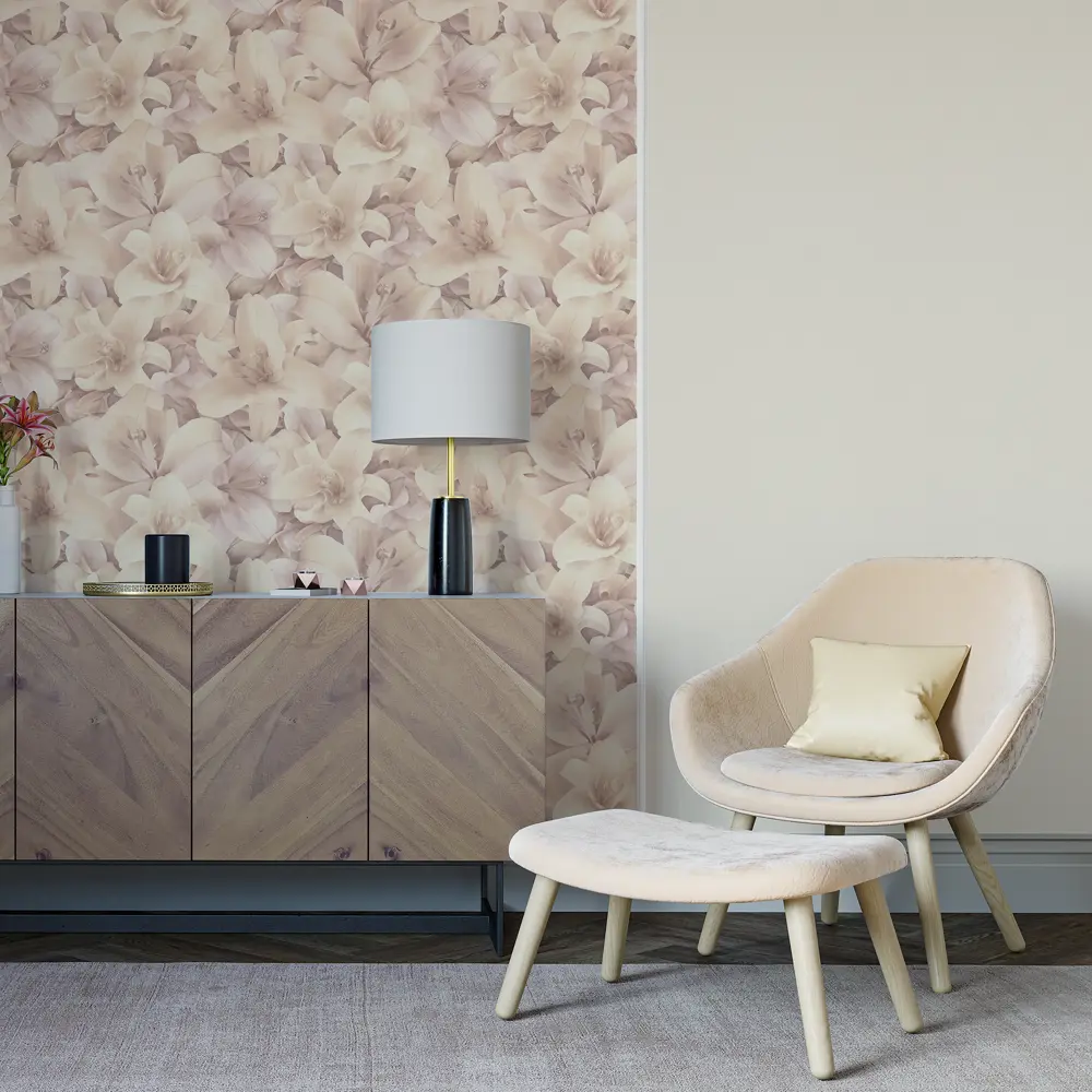 Обои флизелиновые Lilium бежевые 1.06 м PP71461-21 Santreyd STLM-2188092 - Вид №2