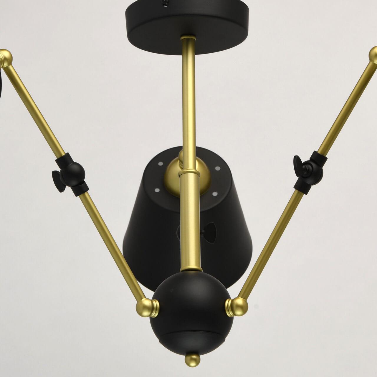 Потолочная люстра MW-Light Таун 5 691011403 черная MW-LIGHT ТАУН 5 184231 Черный  - Вид №1