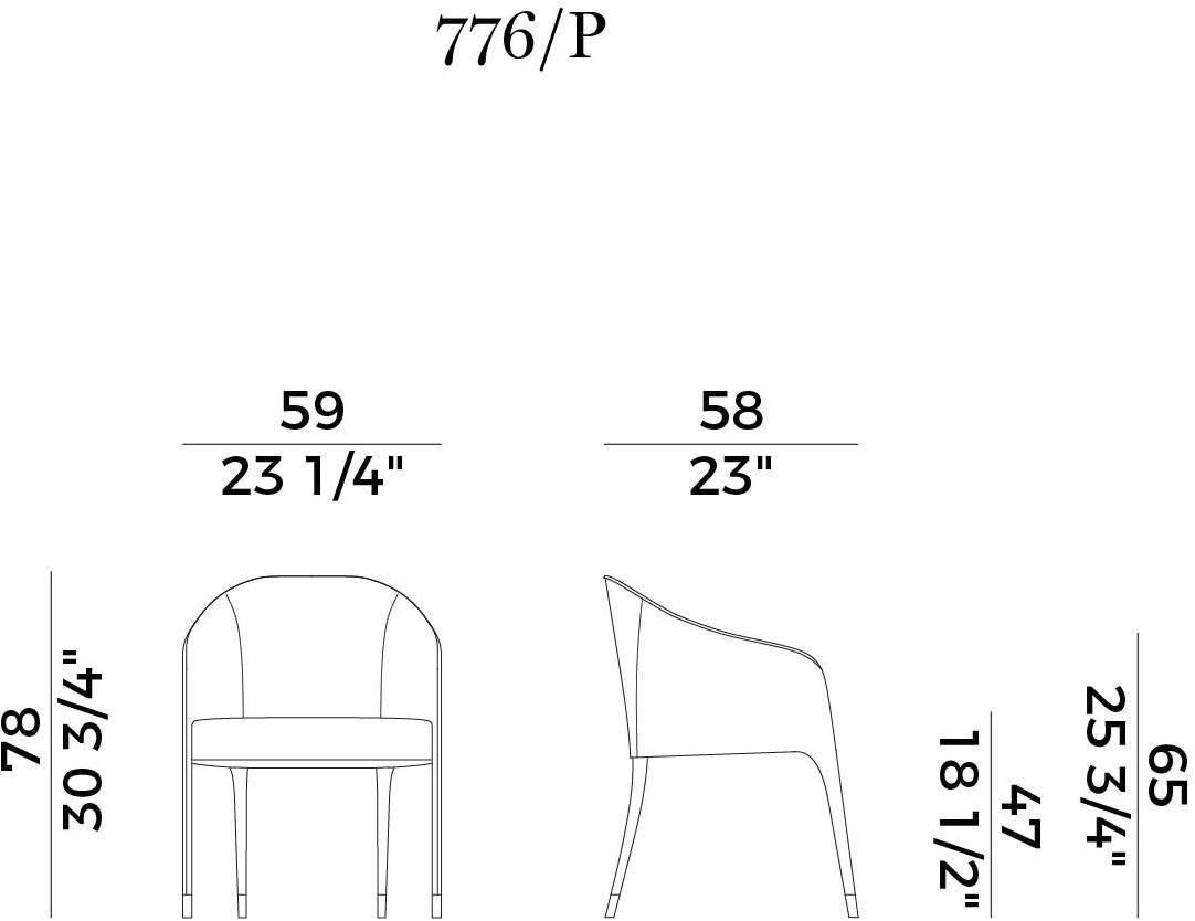 Potocco Мягкое кресло Miura 776pw - Вид №4