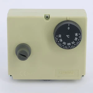 Термостат погружной с гильзой и предохранительным реле EMMETI 10А, 230В