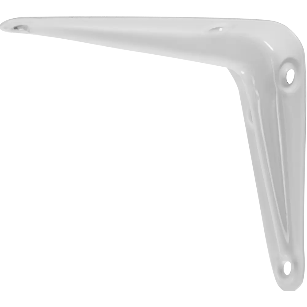 Кронштейн для полки Utility 7.5x10 см нагрузка до 10 кг металл цвет белый LARVIJ STLM-2121097