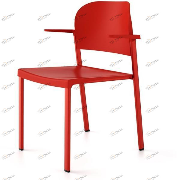 IBEBI Стул из полипропилена штабелируемый с подлокотниками Bio sun-id-1406171