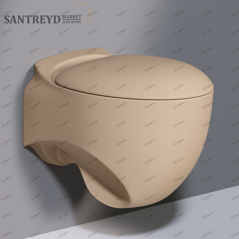 SS531T0R0V6.131 Подвесной унитаз настенный Бежевый A. e T. Italia ACCENT Италия AeT ITALIA