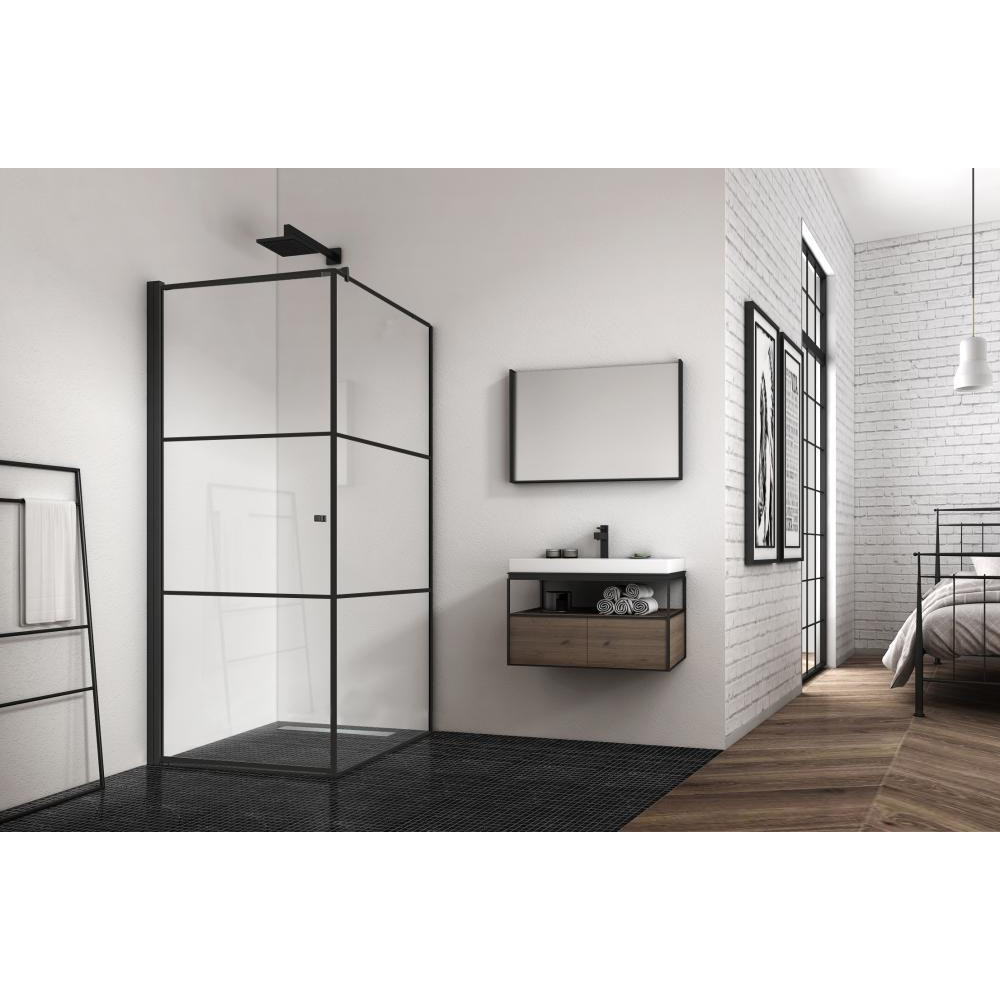 061020L Душевой уголок DARK 900*900  Berges DARK - Вид №1