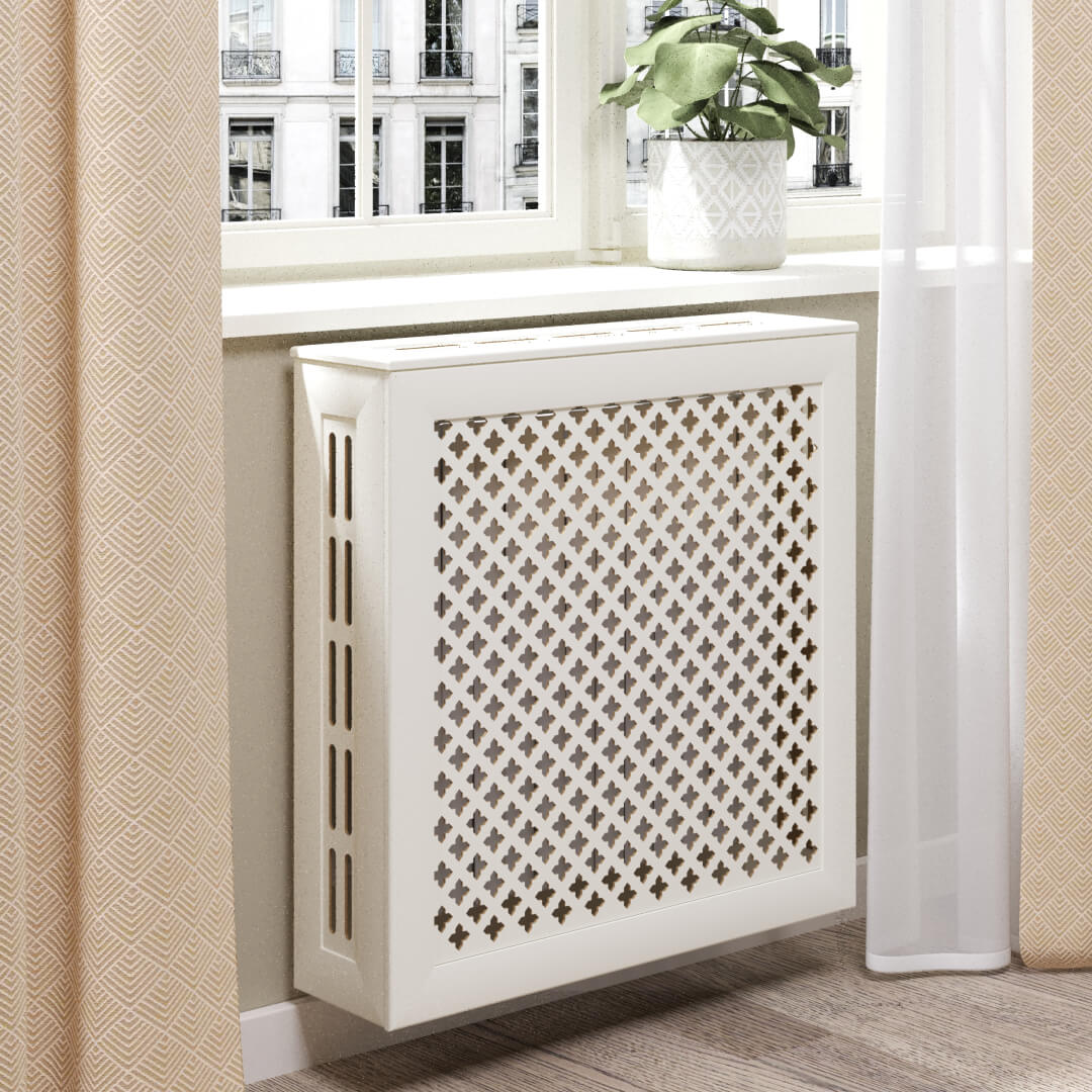 Экран для радиатора 60х60 см Готико белый STELLA STSR-1115 Standart - Вид №1