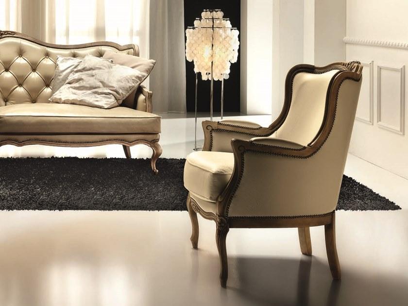 Former In Italia Мягкое кожаное кресло с подлокотниками Aston sun-id-1355048 - Вид №1