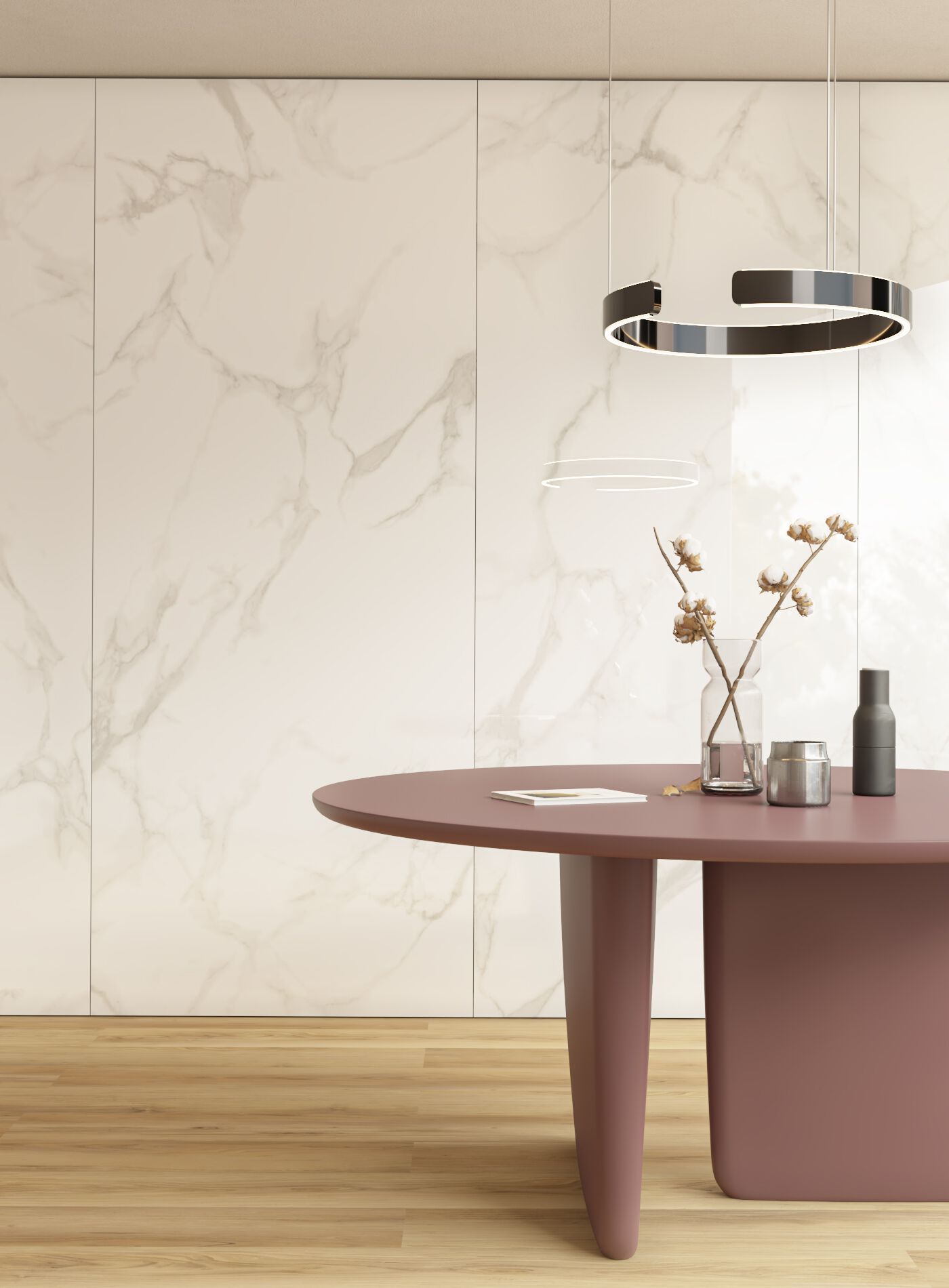 Макси-стеновые панели с мраморным эффектом для внутренней отделки Déco Хлоп! ARCH-00108400 - Вид №1