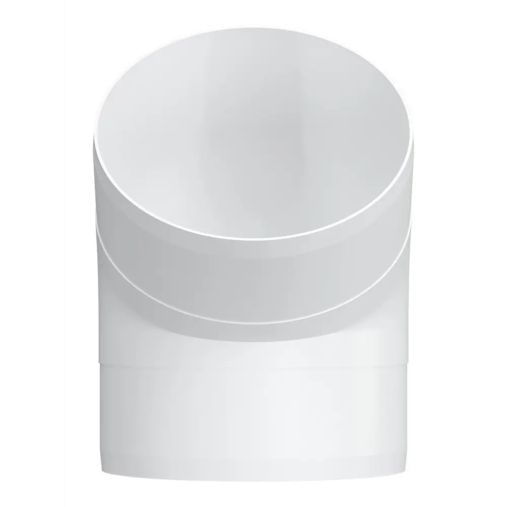 Колено круглое Fonet D100 мм 45 градусов пластик STLM-2071465 - Вид №3