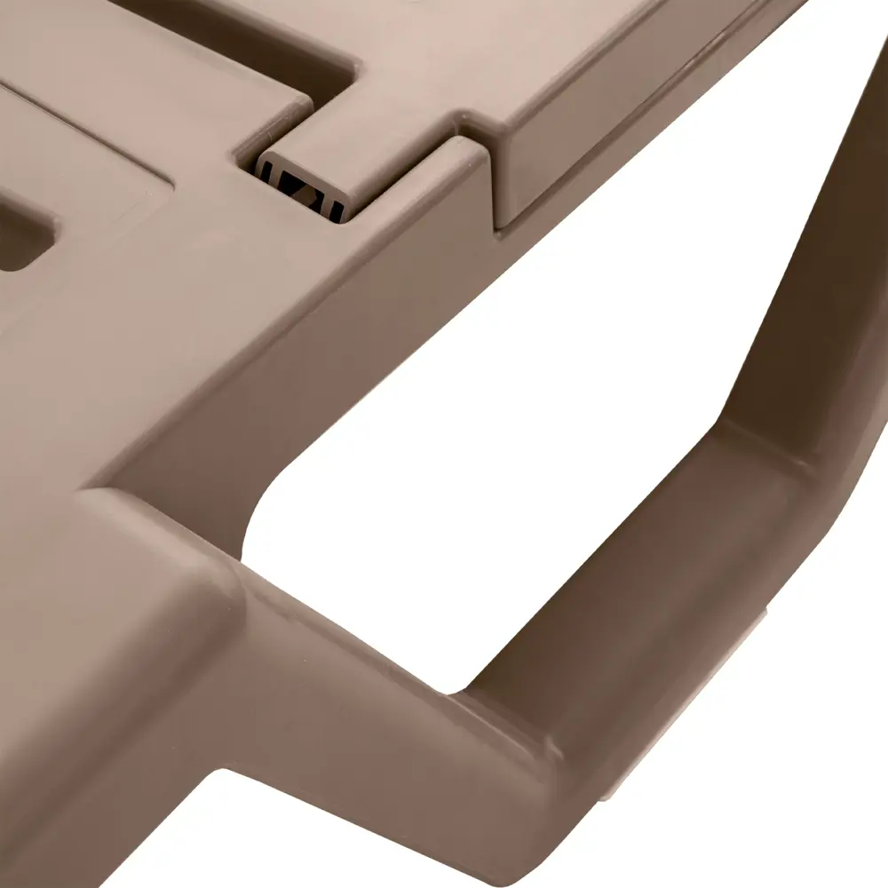 Шезлонг Атлант 184x62x33 см пластик цвет мокко Santreyd STLM-2210200 - Вид №5