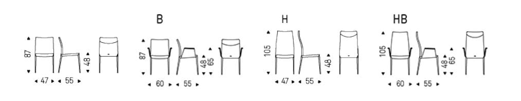 Кожаный стул Cattelan italia норма ARCH-00038386 - Вид №14