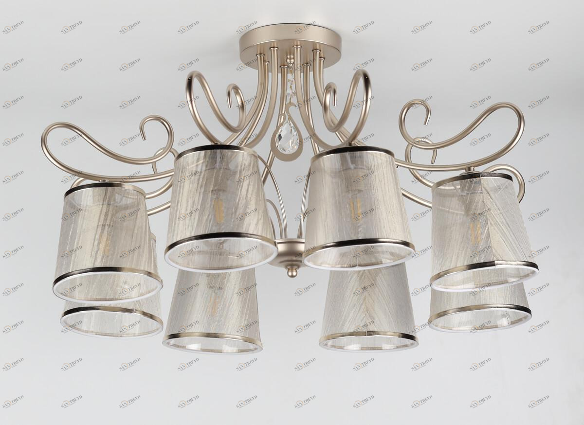 Подвесная люстра Rivoli Orebella 2033-308 RIVOLI ДИЗАЙНЕРСКИЕ, OREBELLA 337148 Золото 