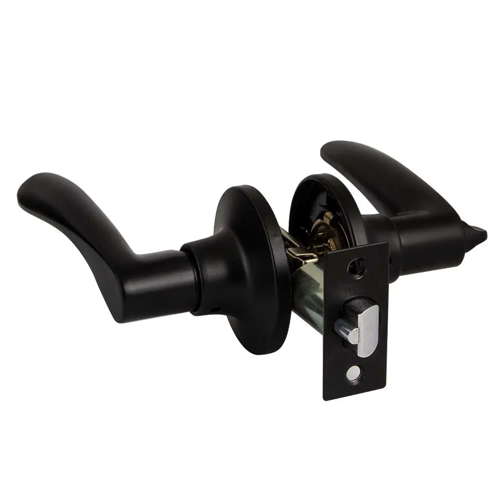 Ручка-защелка Fuaro 620/BL BL-P без фиксатора, цвет черный STLM-2042070 - Вид №1