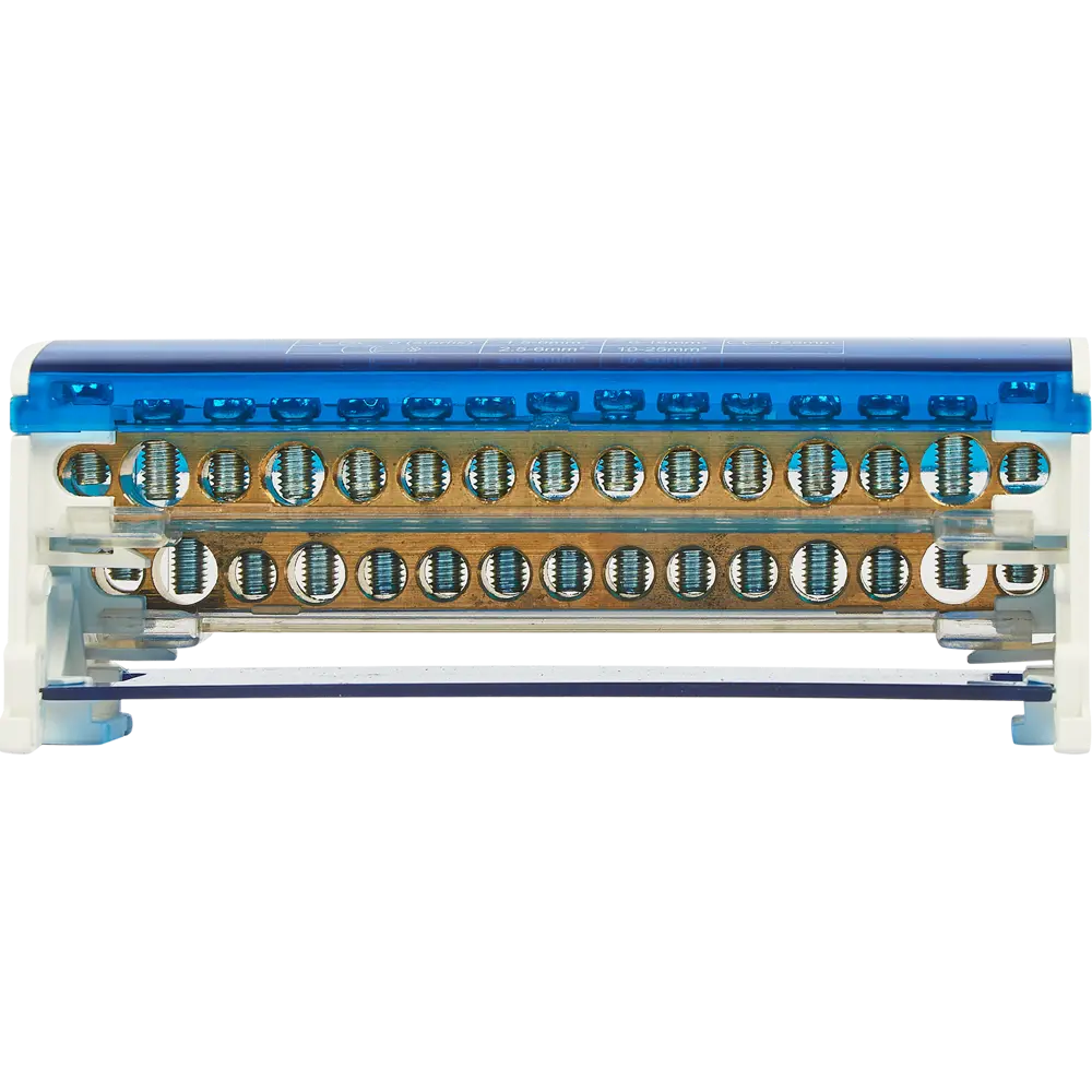 Шина нулевая TDM Electric 2x15 групп для DIN-рейки 84399596 STLM-1460601 - Вид №2