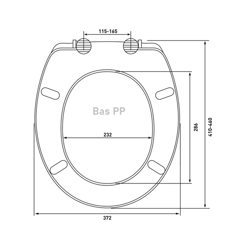 Сиденье для унитаза Bas PP Santreyd STLM-2069279 - Вид №9