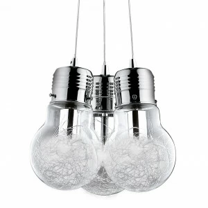 Подвесная люстра Ideal Lux Luce Max SP3 IDEAL LUX ДИЗАЙНЕРСКИЕ, LUCE 057379 Хром