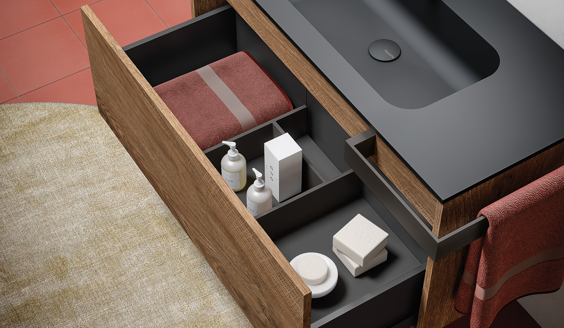 Smart.46 – 13 Mastella  Smart.46  Комплект мебели для ванной  - Вид №1