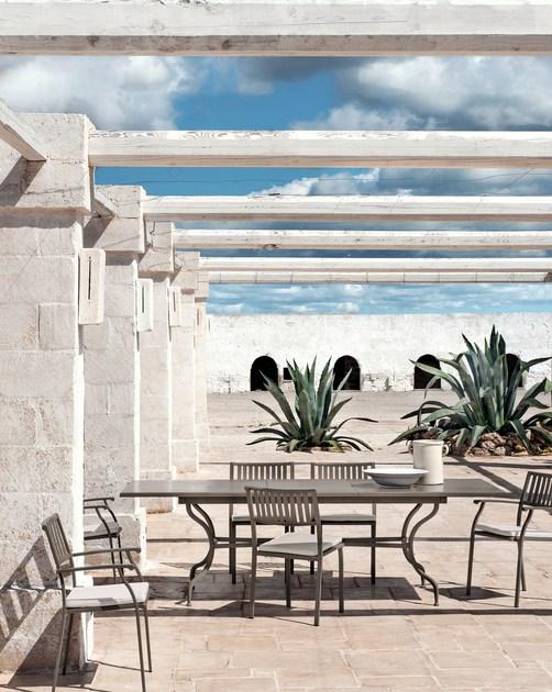 Ethimo Штабелируемый садовый стул из стали Elisir sun-id-1392287 - Вид №6