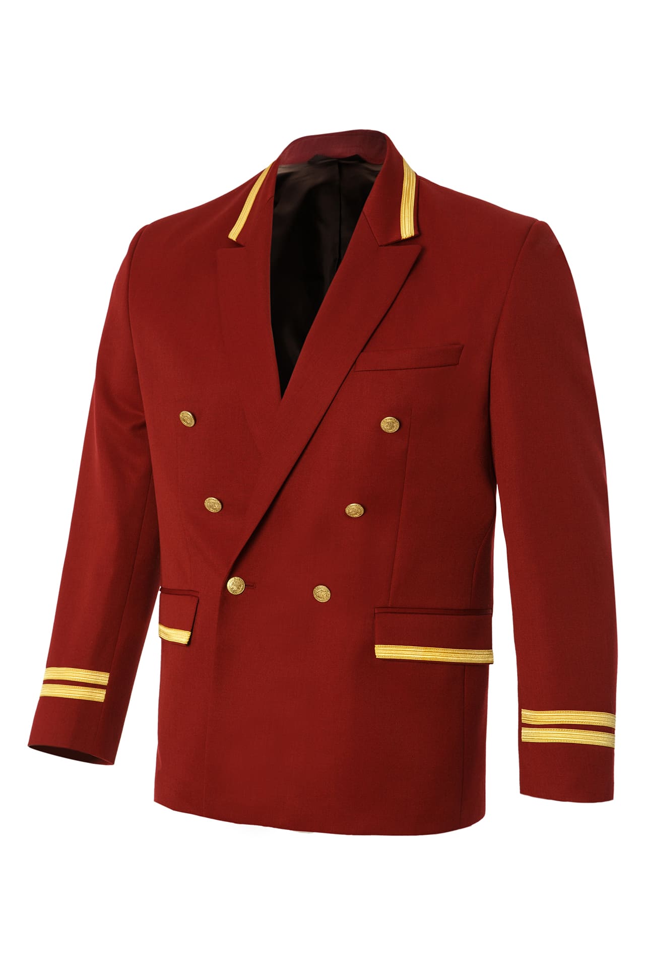 69798 Пиджак двубортный  Швейцар bordeaux El-Risto  Бренд "El-Risto" (Эль Ристо), каталог товаров размер 56/170 