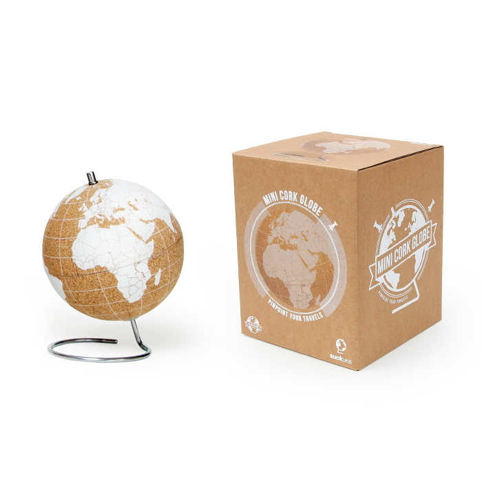 SK CORKGLOBE6 Глобус cork globe, белый, D14 см Suck UK  - Вид №11