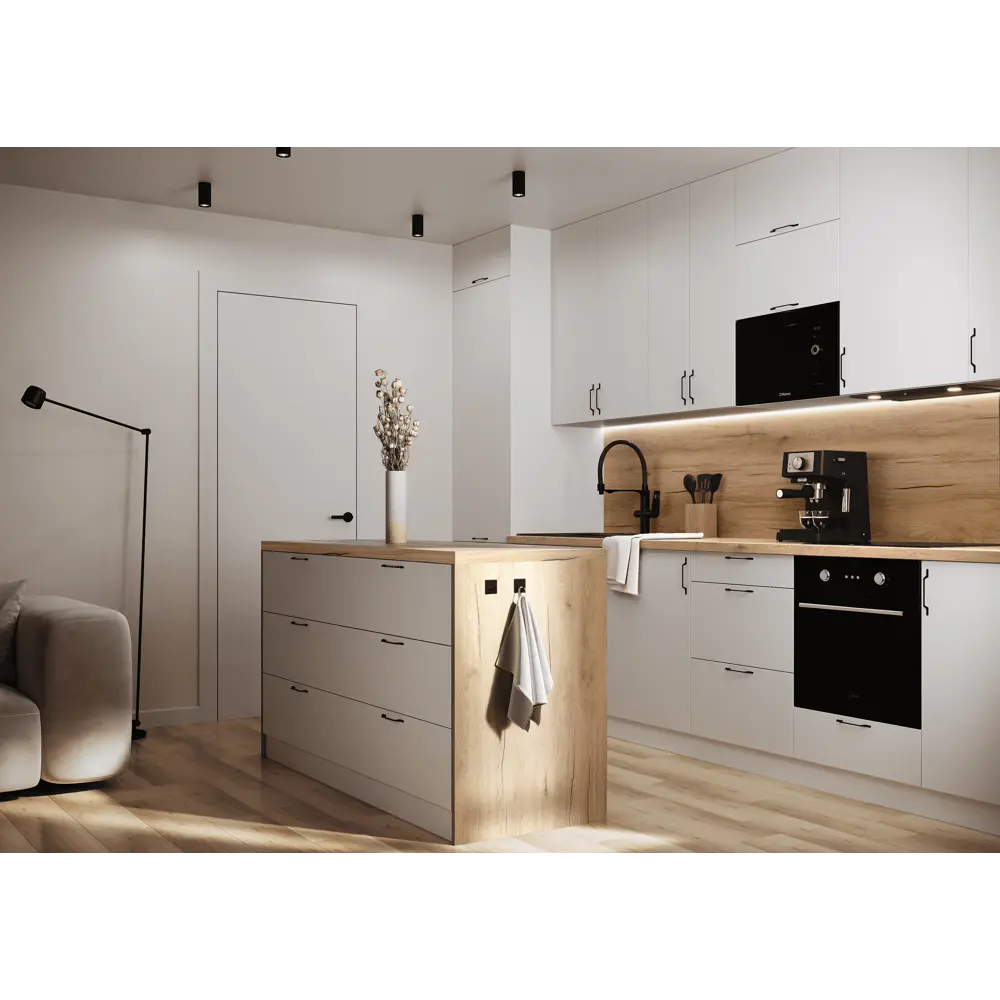 Стеновая панель Союз Верея 305x0.6x60 см МДФ цвет бежевый Santreyd STLM-2138835 - Вид №3