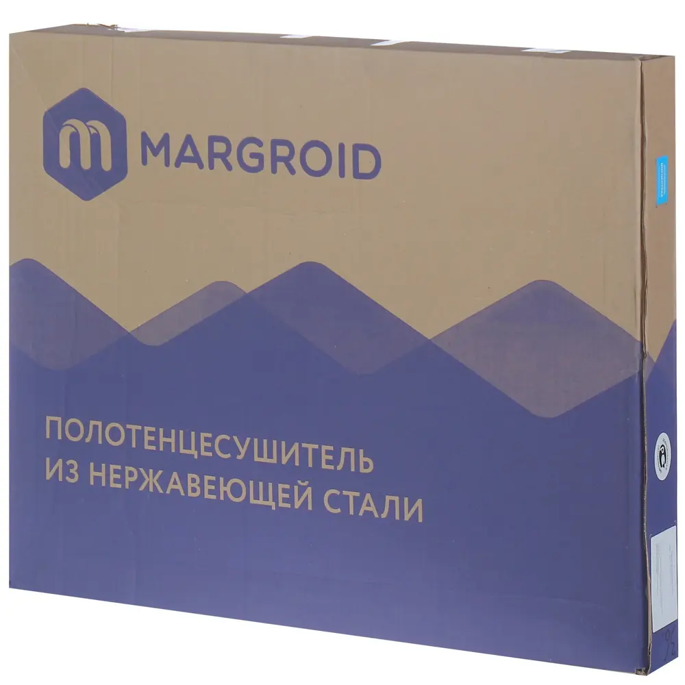 Полотенцесушитель водяной М 81 80x50 см нержавеющая сталь 81991027 STLM-2187674 МАРГРОИД  - Вид №3