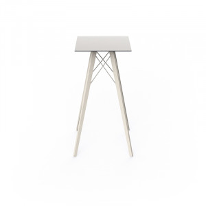 098109 Высокий квадратный стол деревянный Vondom Faz