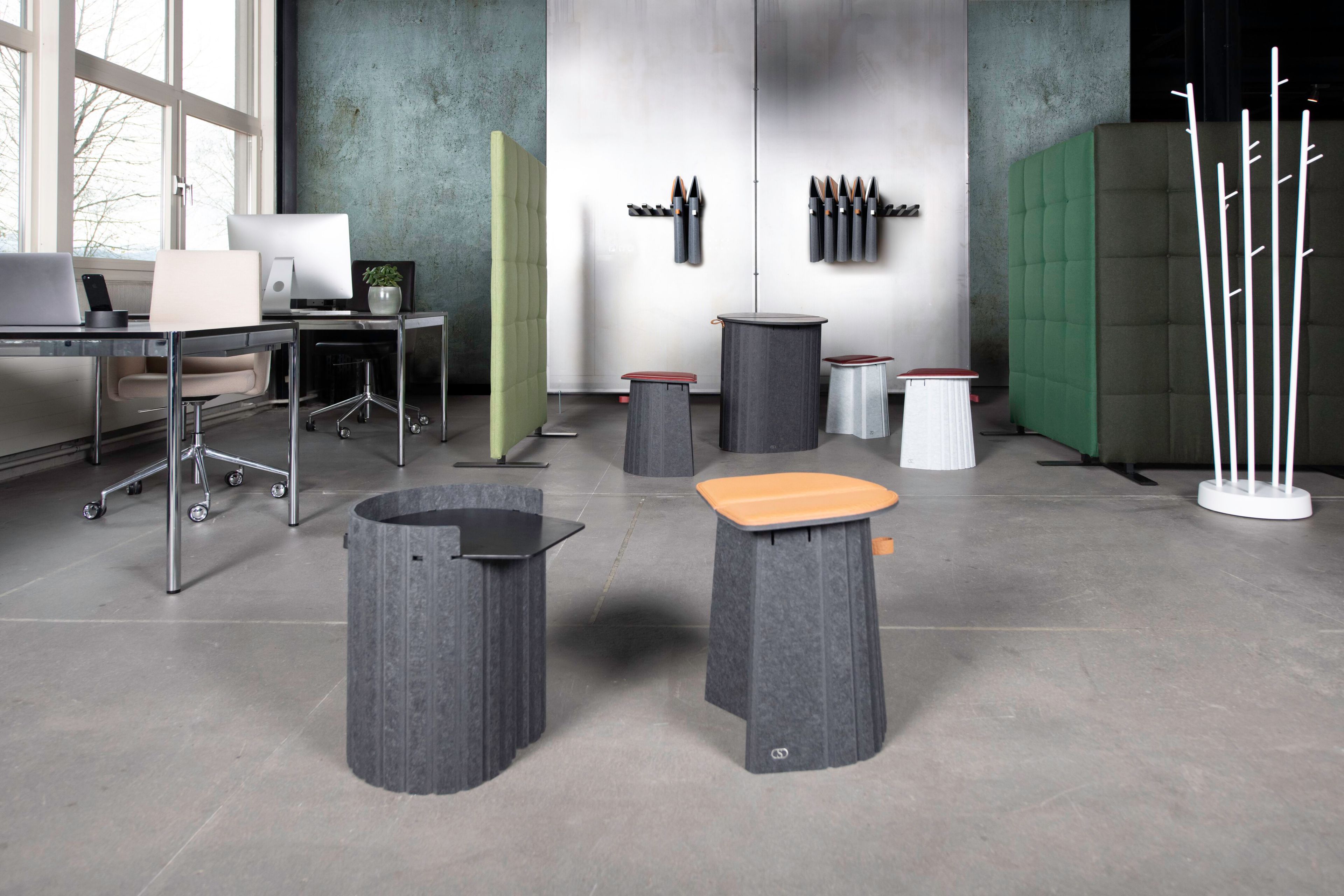 Мягкий складной табурет из войлока de Sede DS-5010 ARCH-00053627 - Вид №8