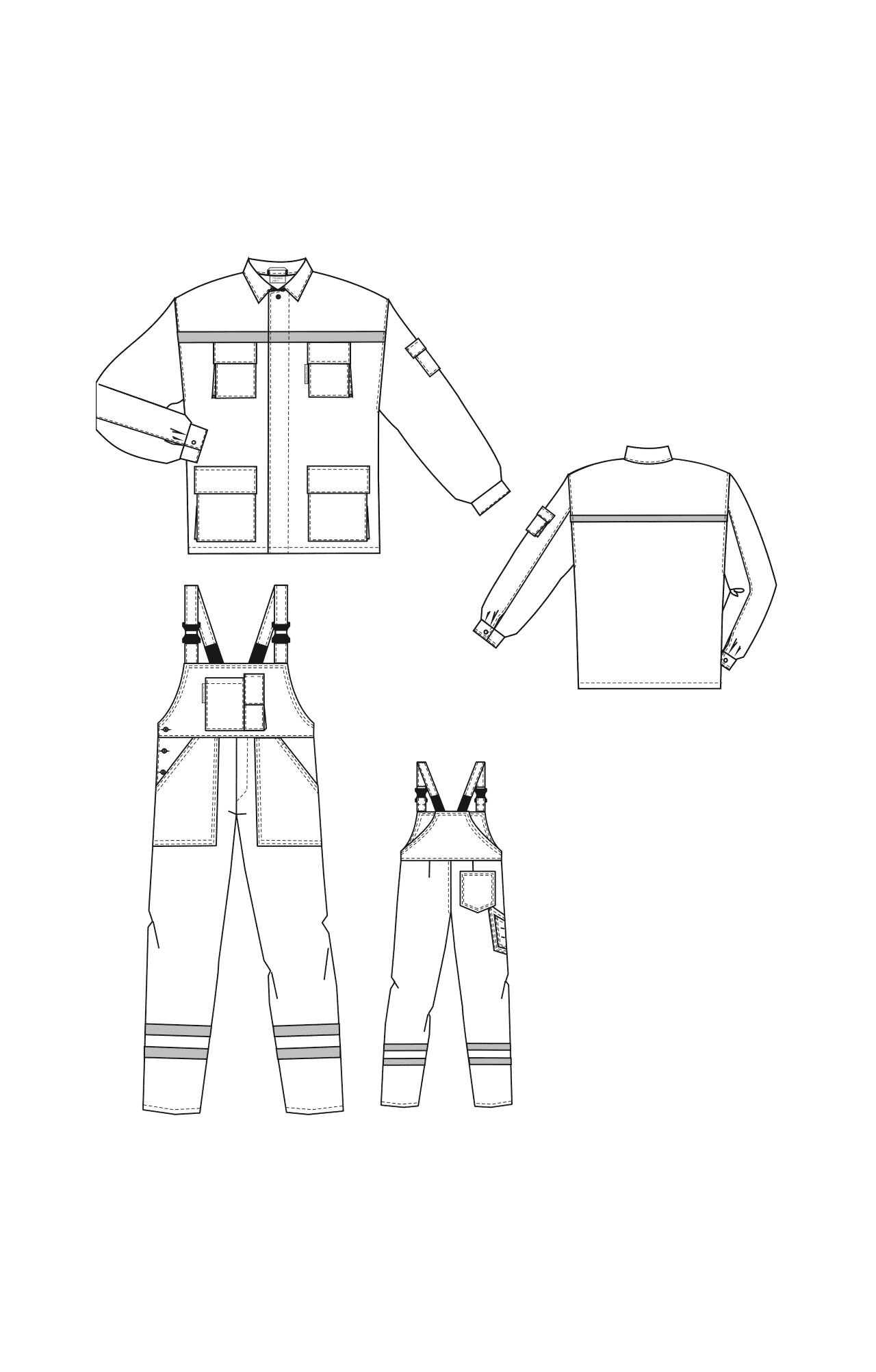 65533 Костюм "Эксперт-2" с СВП василек  Летняя спецодежда  размер 48-50/182-188  - Вид №10