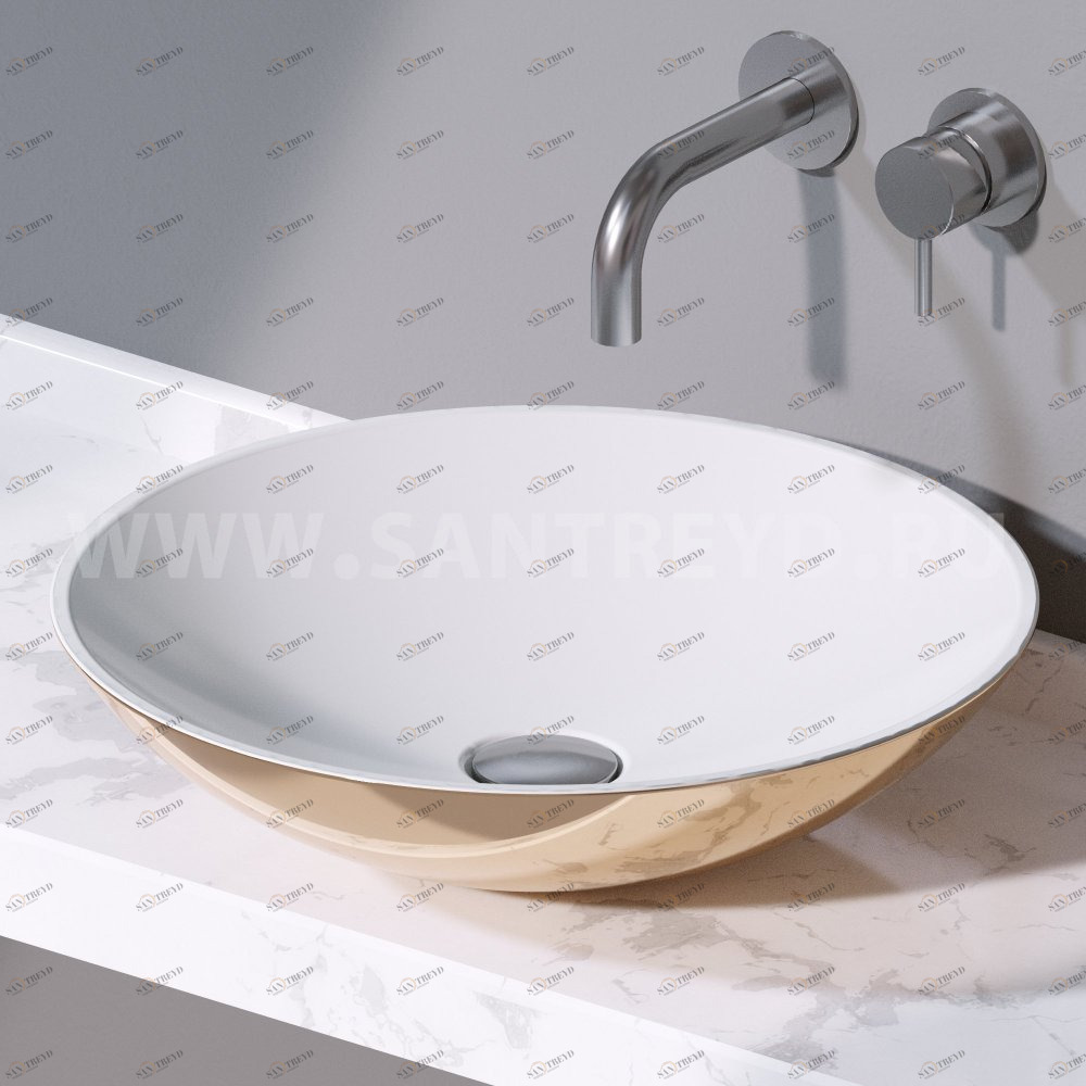 L257255 Накладная раковина на столешницу  круглая A. e T. Italia THIN AeT ITALIA