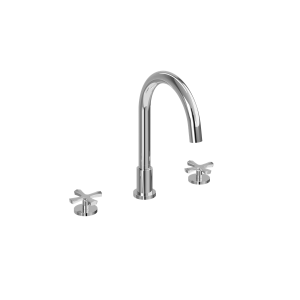 Burlington Riviera Набор для ванны Riviera на 3 отверстия Хром RIV32 CHR