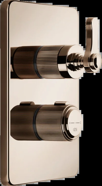 Смеситель для душа 65135 030 Gessi Venti20 МЕДЬ PVD