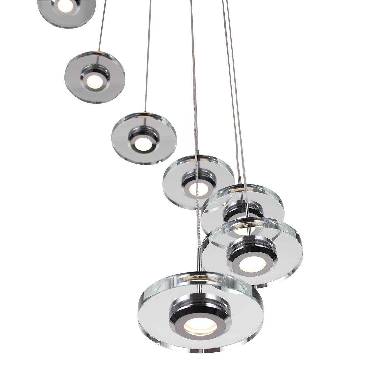 Каскадная люстра ST Luce Vedette SL569.103.10 ST LUCE ДИЗАЙНЕРСКИЕ, VEDETTE 059241 Хром  - Вид №1