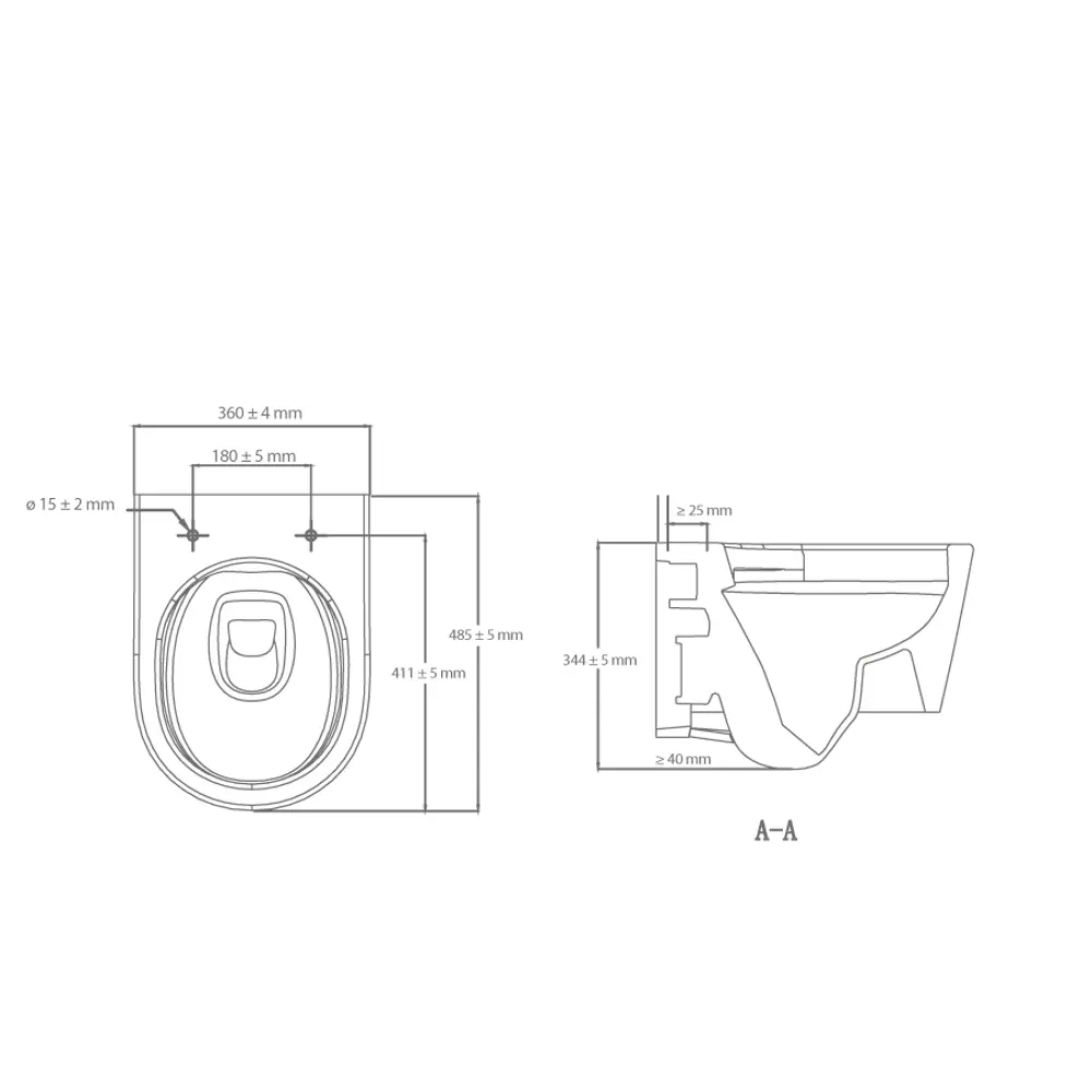 Подвесной унитаз SENSEA Neo с безободковой чашей и микролифтом 83614394 STLM-0042799 - Вид №12