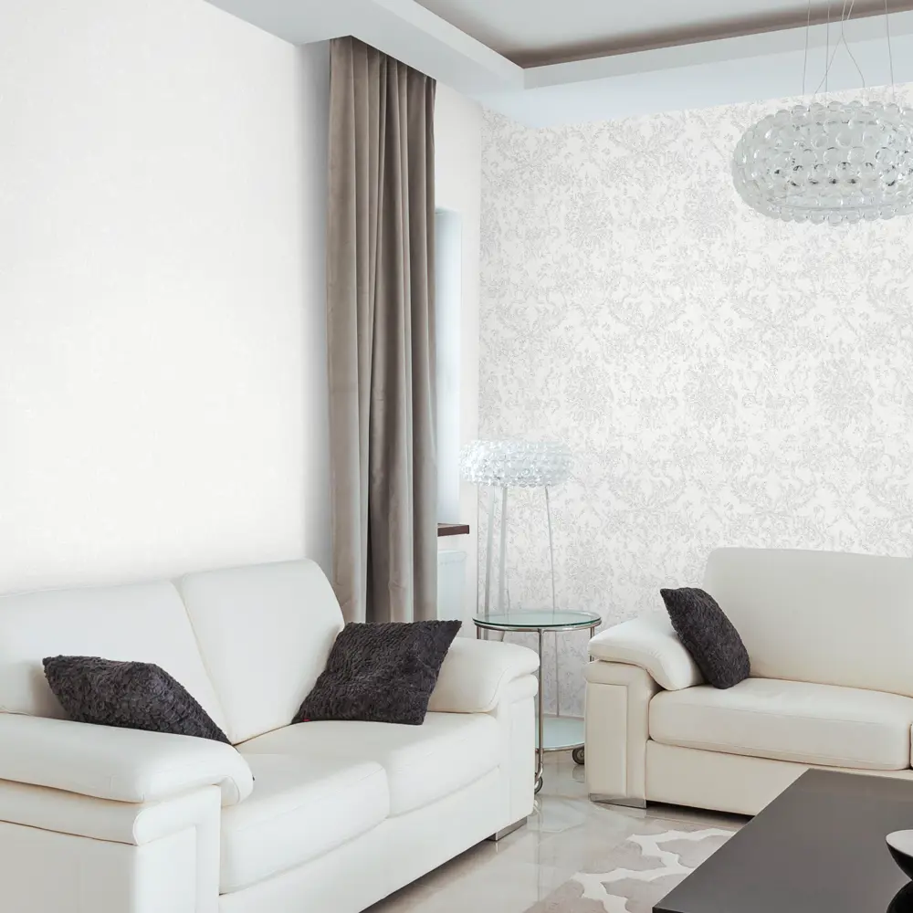 Обои флизелиновые Ateliero Azzurro серые 1.06 м AT281311 STLM-2192503 - Вид №3