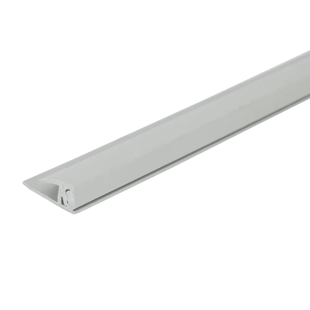 Профиль старт/финиш KREAFORTA ПВХ светло-серый 18x2700 мм для панелей 4 мм STLM-2067430
