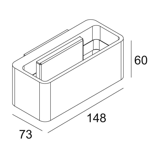 Металлический светодиодный настенный светильник Deltalight GALA T ARCH-00151839