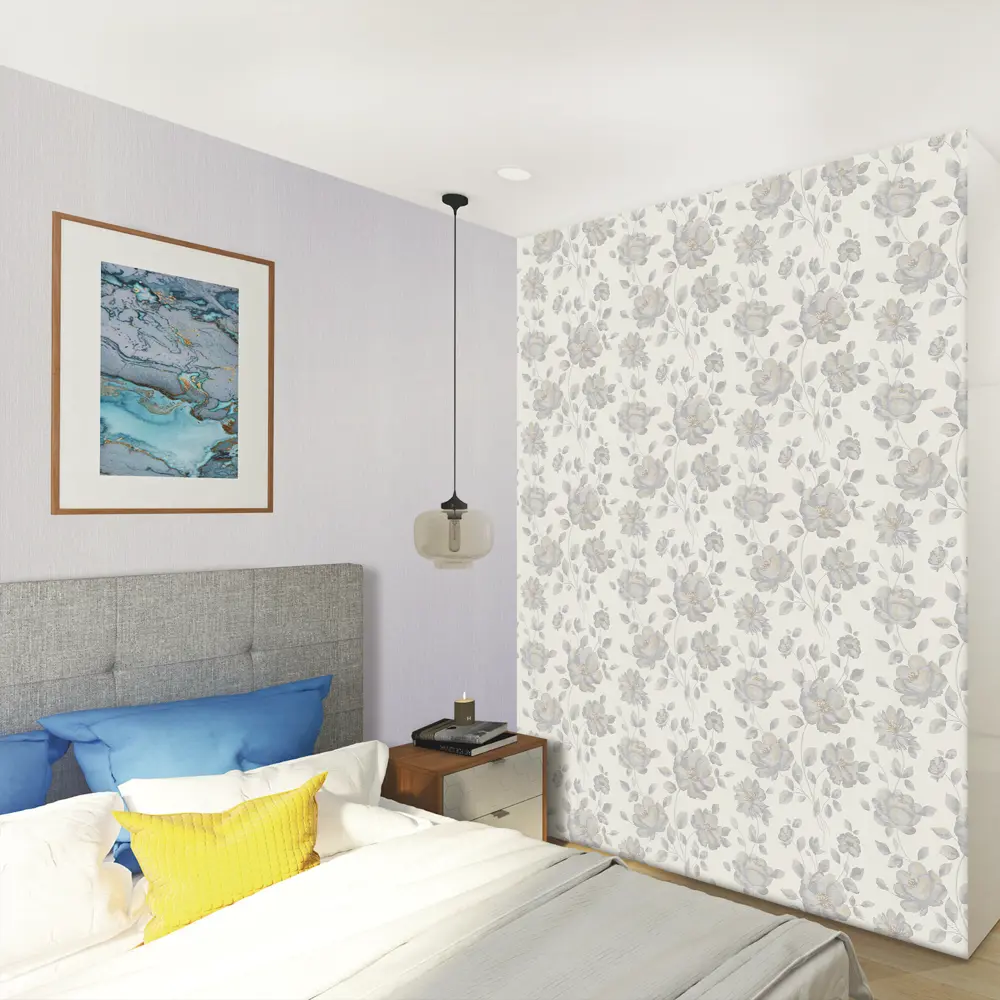 Обои флизелиновые Erismann NATURAL SILENCE серые 1.06 м 5290-31 STLM-2175345 - Вид №2