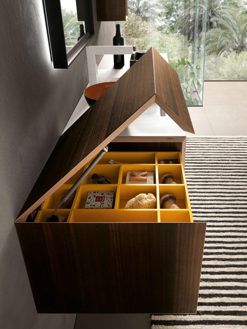 Archeda Тумба под умывальник из дерева с зеркалом Quaranta5 sun-id-1362291 - Вид №2