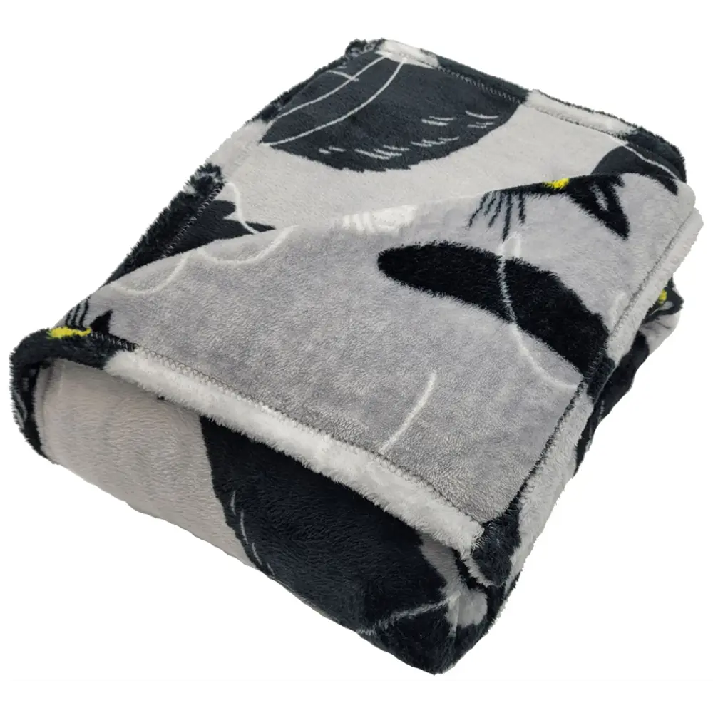 Плед Черный кот 150x200 см фланель цвет разноцветный Ardenza STLM-2205281 - Вид №3