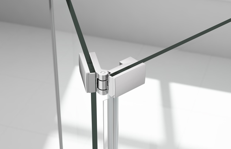 Дверь душевая для установки с боковой панелью M62231 Merlyn 6 Series Хромированный  - Вид №2