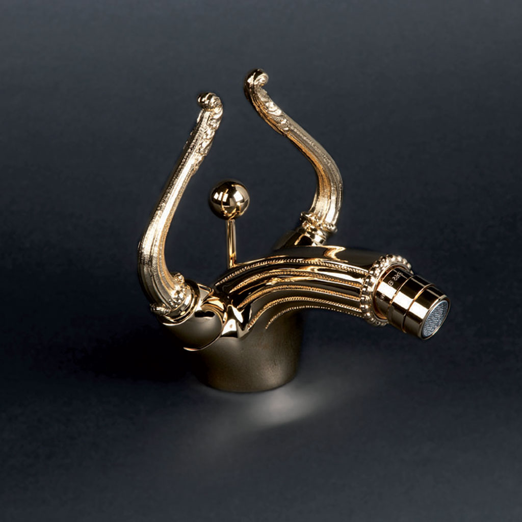 C69-4101 C69-4101 Смеситель для биде на одно отверстие ВЕРСАЛЬ К МАНЕТТУ Cristal & Bronze VERSAILLES À MANETTES  - Вид №1