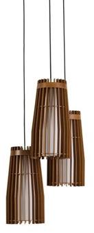 Roche Bobois Подвесной светильник из дуба и ткани sun-id-1409285 - Вид №1