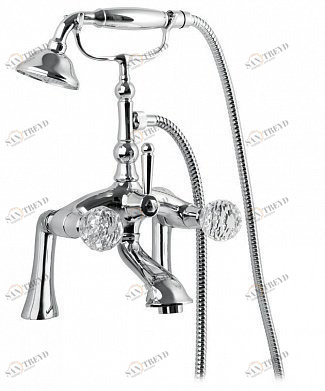 Смеситель на борт ванны с ручным душем CEZARES ATLANTIS-PBV-01-Sw/M