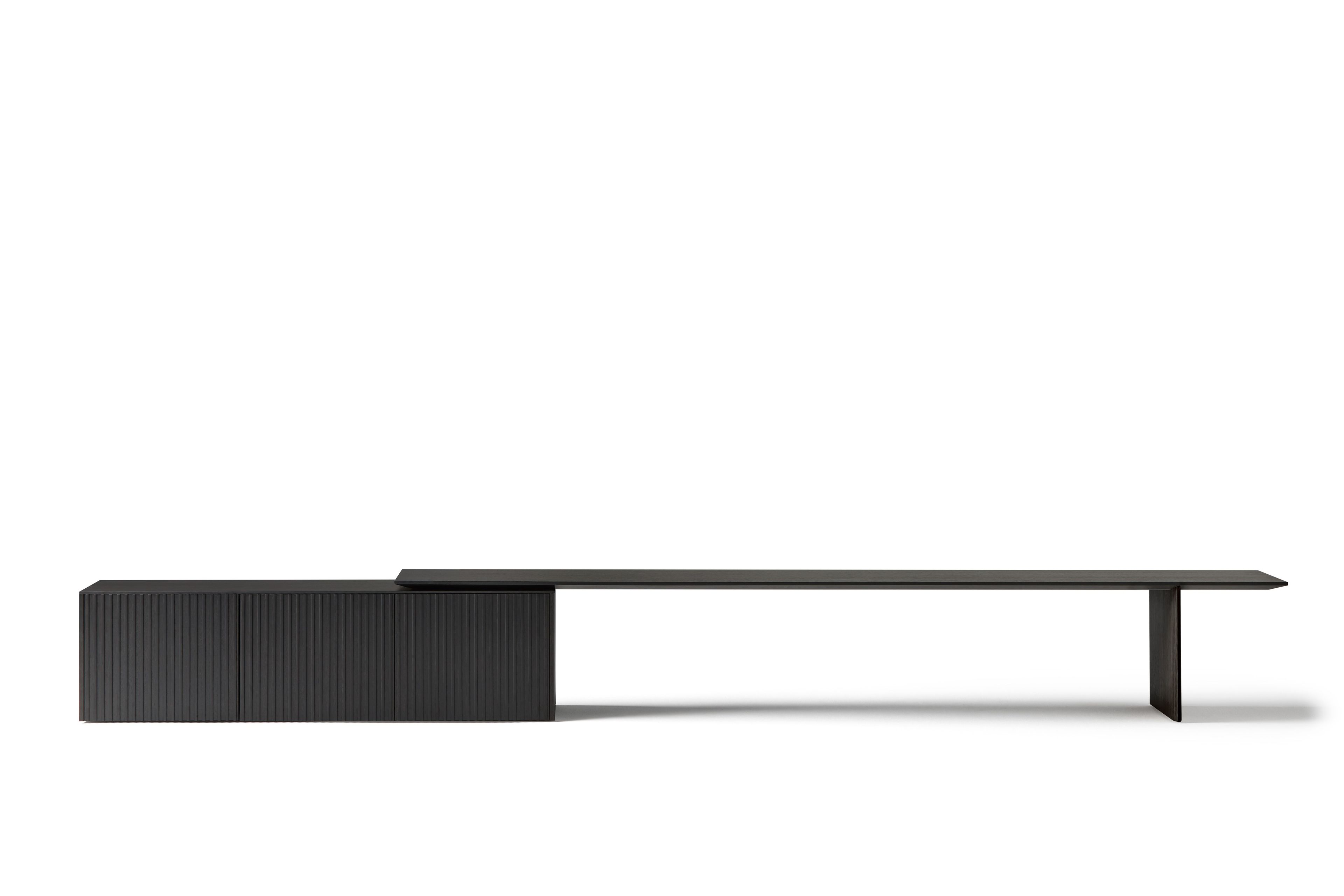 Деревянный шкаф для телевизора с распашными дверцами Punt VELASCA EXTENSIBLE ARCH-00141981 - Вид №31