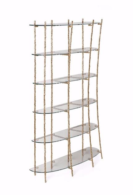 Ginger & Jagger Книжный шкаф из латуни и стекла Earth to earth sun-id-1386161 - Вид №1