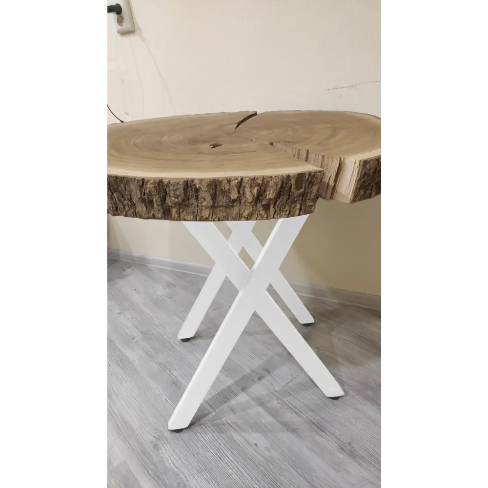 Подстолье для обеденного и письменного стола 72 см сталь цвет белый сатинированный DUCKANDDOG STLM-2063856 - Вид №6