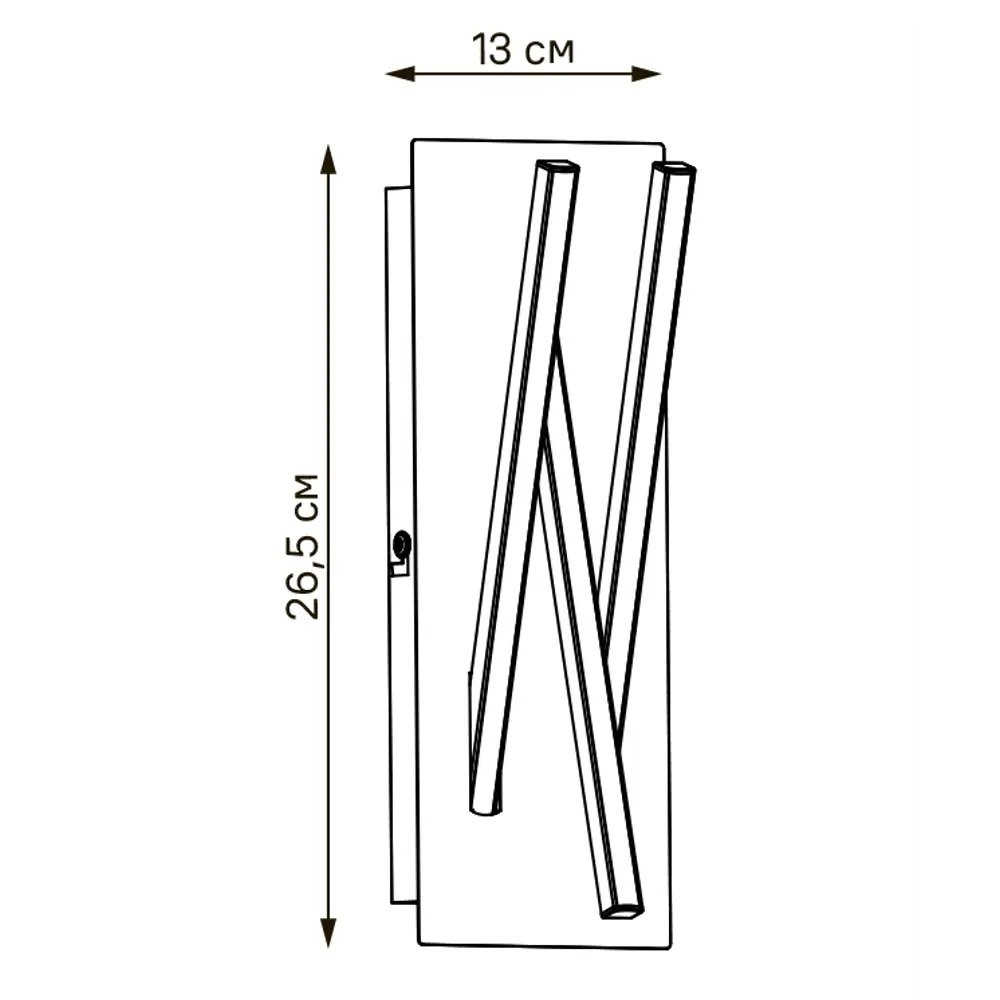 Настенный светильник KREAFORTA Arhon нейтральный белый свет цвет хром STLM-2206937 - Вид №10