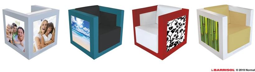 BARRISOL Светящееся кресло из пвх с подлокотниками sun-id-1498806 - Вид №2