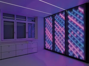 BARRISOL Натяжная стена из полимера с подсветкой для интерьеров